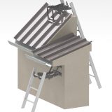 Ladder hook for roof – with offset
