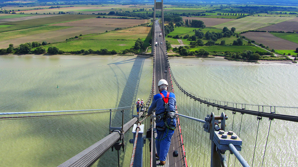 Bridge of Tancarville (Seine-Maritime) : Combiligne VERTIC