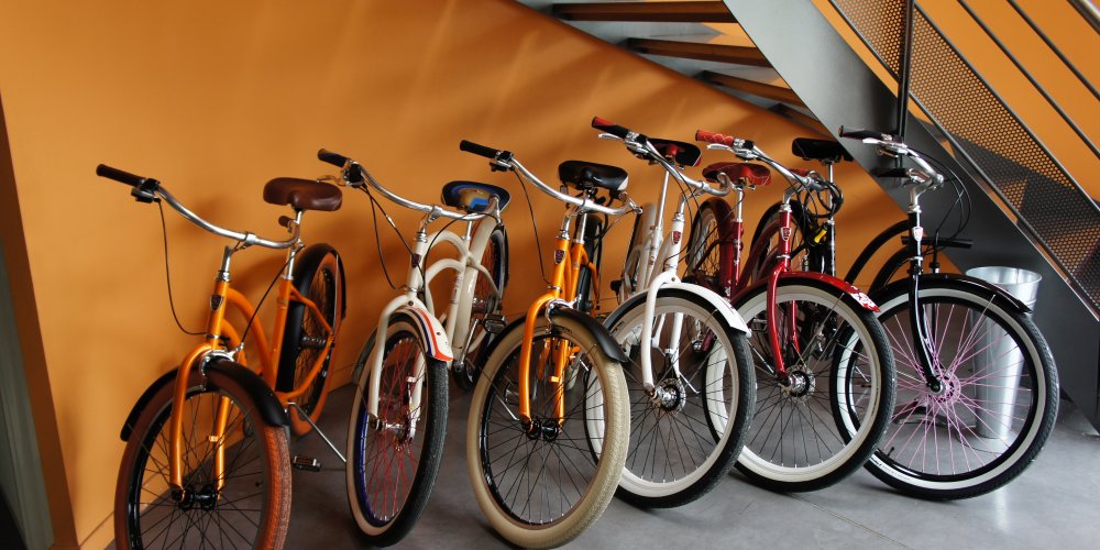 VERTIC's employee can benefit from many bikes to ride ecologically!